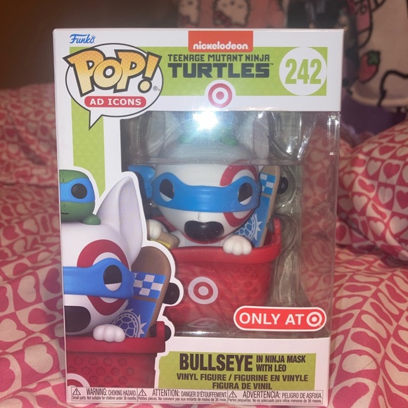 Funko POP! Ad Icons: Target Bullseye in Ninja Mask with Leo Vinyl Figure - Picture 1 of 4